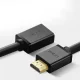 Ugreen HD107 Удлинитель HDMI (M) - HDMI (F) 4K кабель 1м, черный