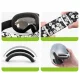 Детские горнолыжные очки Qunature Panda, черно-белые