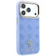 Guess Peony 4G Small Logo MagSafe vāciņš iPhone 18 Pro / 17 Pro, gaiši zils