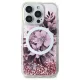 Guess GUHMP16LLFMWTP iPhone 16 Pro 6.3" розовый/розовый жесткий чехол Liquid Glitter...