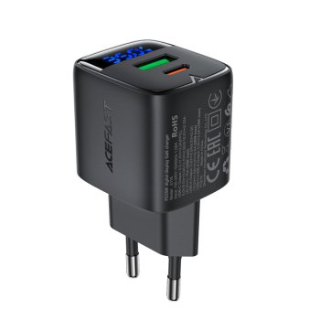 USB Wall Charger Acefast A116 35W GaN PD with Display
