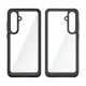 Outer Space Case for Samsung Galaxy S24 FE with Gel Frame, Black