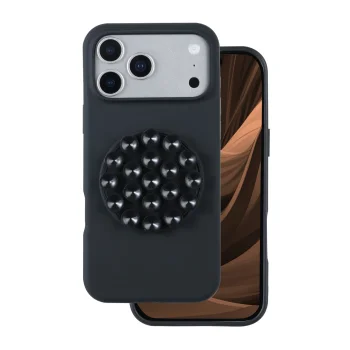 Silikona vāciņš Silicone Stick priekš iPhone 17 Pro 6,3", melns
