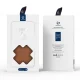 Atverams vāciņš Dux Ducis Skin X2 priekš Samsung Galaxy S23+ ar statīva funkciju, brūns