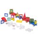 Magnētiskie Rotaļu Celtniecības Bloki Kluči Konstruktors 3D Puzle 72 gab. | Magnetic Building Blocks Bricks Tiles...
