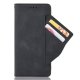 OnePlus 9R Multiple Card Slots Design Wallet Stand Leather Book Case Cover, Black | Telefona Vāciņš Maciņš Apvalks...