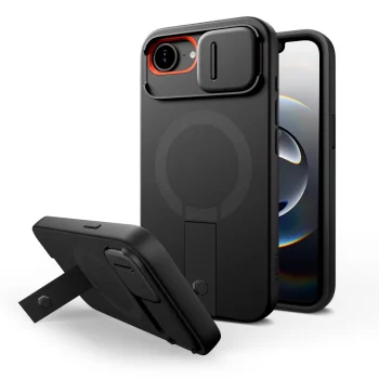 Tech-Protect Kevlar Aura MagSafe vāciņš iPhone 16e / 17e, melns