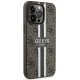 Guess iPhone 13 / 13 Pro vāciņš 4G Printed Stripes MagSafe, brūns