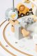 Gotel B70I Wooden Activity Table with Train and Bead Maze