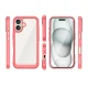 Чехол для iPhone 16 Outer Space Case с гелевой рамкой, красный
