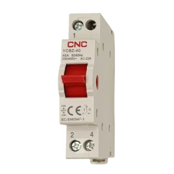 Модульный переключатель CNC YCBZ-40, 1P, 40A, 1-0-2