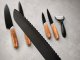 Kitchen Knife Set 5 Knives + Peeler, Black Blades