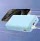 Baseus Airpow 20W 20000mAh ārējā baterija ar baltu Simple Series USB-A - USB-C 50cm kabeli zila | Power Bank With...