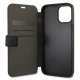 Apple iPhone 12 / 12 Pro 6.1\" US Polo Embroidery Collection Book Case Cover (USFLBKP12MPUGFLBK), Black
