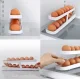 Egg Storage Dispenser Container, White