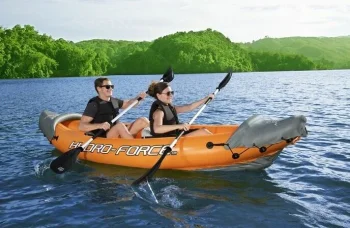 Bestway 65077 Inflatable Kayak with 2 Oars and Pump