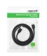 Ugreen USB-A uz USB-A kabelis USB 2.0 (US128), 1 m, melns