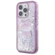 Hello Kitty iPhone 16 Pro Case Liquid Glitter 50TH Anniversary Party, Purple