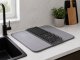 Foldable Dish Drying Mat with Rack Grey 57x40cm