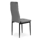 Обеденные стулья Mebelki24 Velvet, серые, 4 шт.