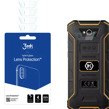 Hibrīda aizsargstikls kamerai 3mk Lens Protection, MyPhone Hammer Energy 2