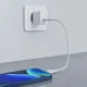 Acefast A21 GaN USB Type C tīkla lādētājs 30W, PD, QC 3.0, balts
