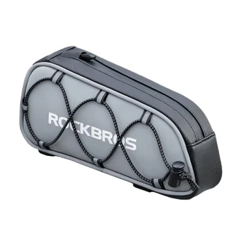 Rockbros velosipēda rāmja soma 0.9 l, sudraba