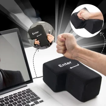 Большая Кнопка Клавиша Enter Антистресс Подушка USB | Big Key Button Stress Relief...