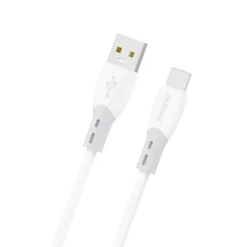 Dudao L25ST USB-A uz USB-C kabelis 5A 1 m, balts