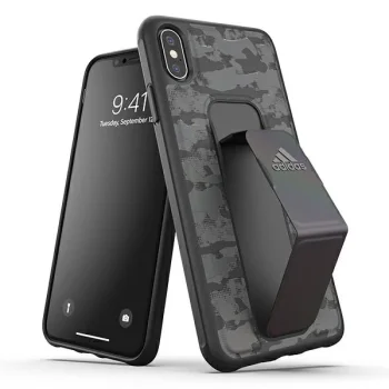Adidas SP Grip Case CAMO iPhone Xs Max melns/melns 35026 | black/black