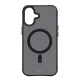 Чехол 3mk для iPhone 16 Smoke MagCase с MagSafe, полупрозрачный