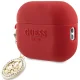 Guess AirPods Pro 2 maciņš 3D Rubber 4G Diamond Charm, sarkans