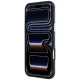 Vāciņš Guess iPhone 18 Pro / 17 Pro ar MagSafe Grained Round Strass, zils