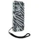 Чехол Karl Lagerfeld для iPhone 16 IML Zebra Pattern & Cord, черный