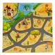 Ecotoys putu paklājiņš bērniem Safari puzle 9 gab. 93x93 cm
