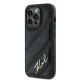 Karl Lagerfeld iPhone 13 / 13 Pro vāciņš Diagonal Quilted Script, melns