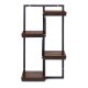 ModernHome 4-Tier Wall Shelf for Flowers and Decor, Loft Style