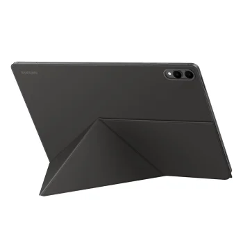 Samsung Galaxy Tab S11 Ultra atverams vāciņš maciņš grāmatiņa Smart Book Case, melns