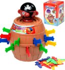 Bērnu Prasmju Spēle Trakais Pirāts Mucā Zobeni | Children's Skill Game Crazy Pirate in Barrel Swords
