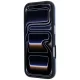 Karl Lagerfeld Grained Heads Metal MagSafe vāciņš iPhone 18 Pro Max / 17 Pro Max, zils