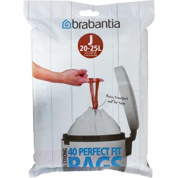 Brabantia PerfectFit Type J atkritumu maisi 20-25 l, 40 gab.