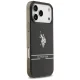 U.S. Polo Assn. iPhone 17 Pro Max Case DH and Bottom Stripe Logo MagSafe, Black