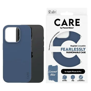 Чехол PanzerGlass для iPhone 16 Pro CARE Fashion Case, синий (MagSafe)