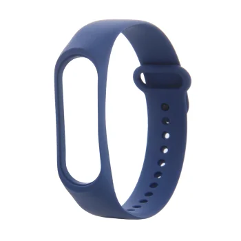 Силиконовый ремешок для Xiaomi Mi Band 7, Темно-синий