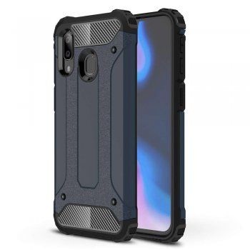 Samsung Galaxy A40 (SM-A405FN/DS) Armor Guard Plastic + TPU Hybrid Case Cover, Blue | Telefona Vāciņš Maciņš...