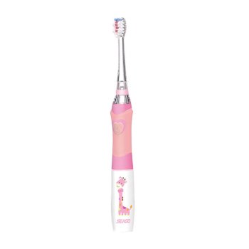 Elektriskā bērnu zobu suka, soniskā zobu birste Seago SG-977 (rozā) | Kids Electric Sonic Toothbrush