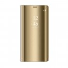 Huawei P30 Pro (VOG-L09, VOG-L29) Clear View Case, Gold | Telefona Vāciņš Maciņš Apvalks Grāmatiņa