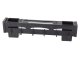Hanging Kitchen Wall Shelf / Organizer with Hooks, 40 cm, Black