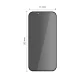 Защитное стекло антишпион Tech-Protect Glass Spy+ для iPhone 17 Air (2 шт.)