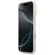 Guess Grained Big 4G & Stand Camera vāciņš iPhone 17 Pro Max, rozā